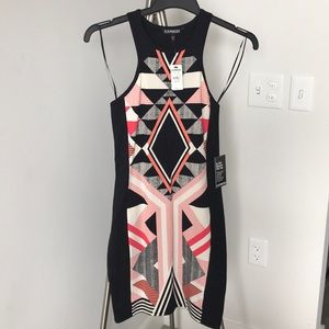 Express Tribal Racerback Dress
